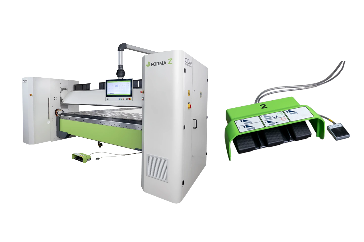 folding side operation package till forma z kantvikmaskin mot vit bakgrund