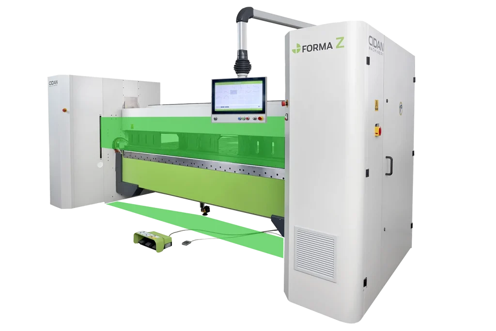 forma z floor scanner and light curtain folding side