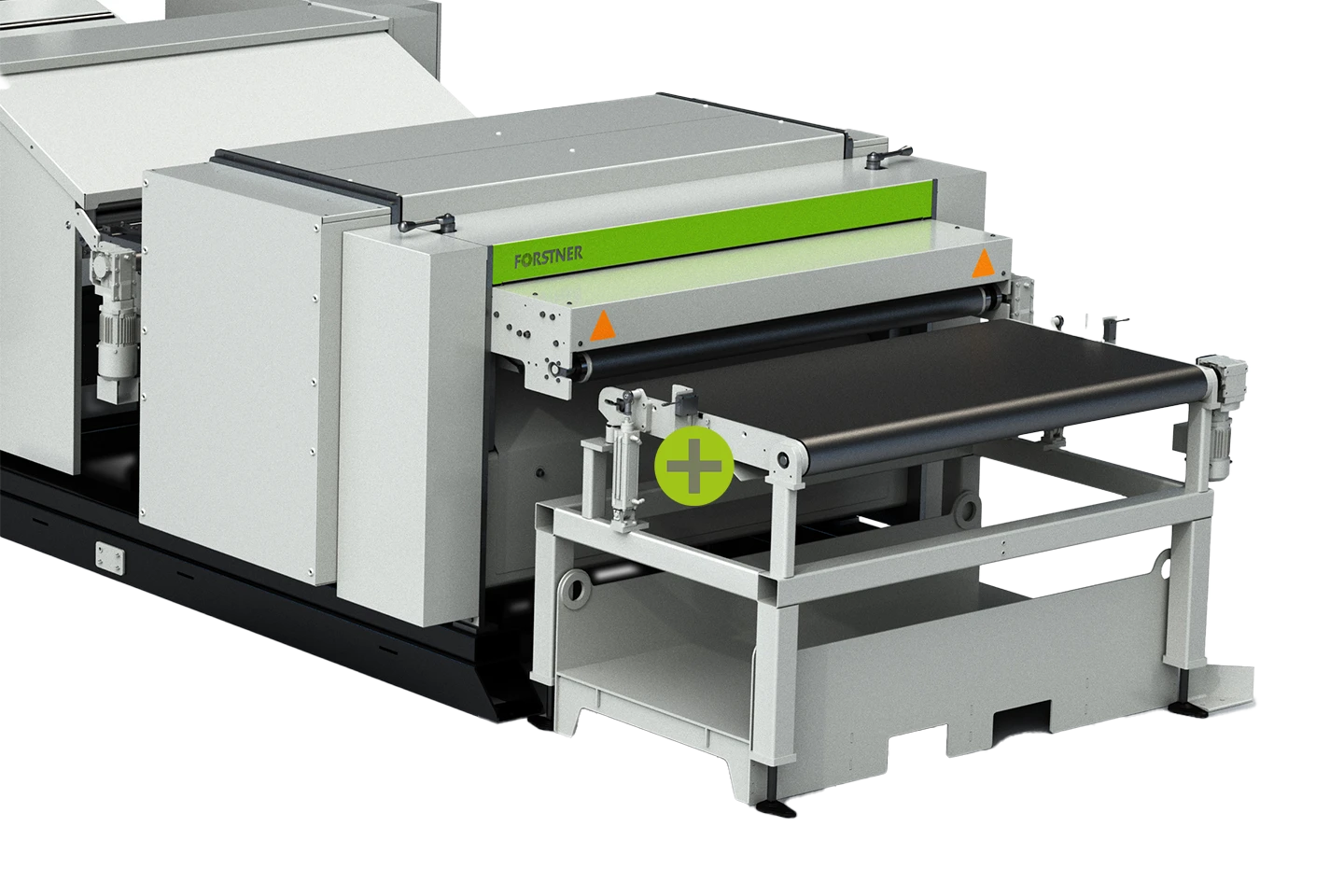 planhetsmätning av klippt plåt i en klippsträcka mot vit bakgrund